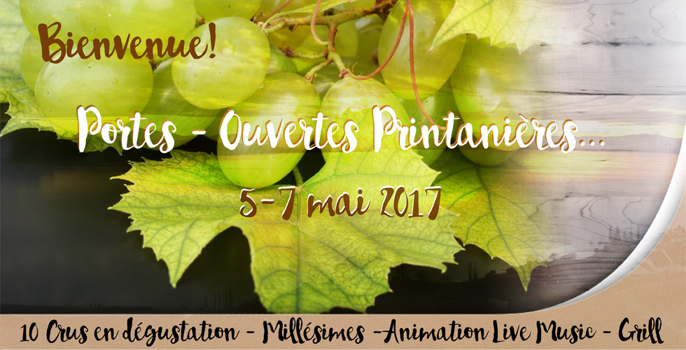 Portes - Ouvertes Printanières, 5-7 mai 2017